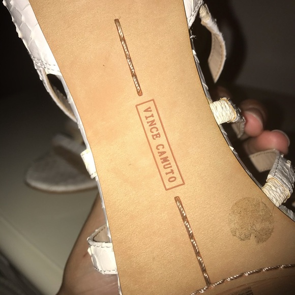 Vince Camuto White Heels - Picture 2 of 7